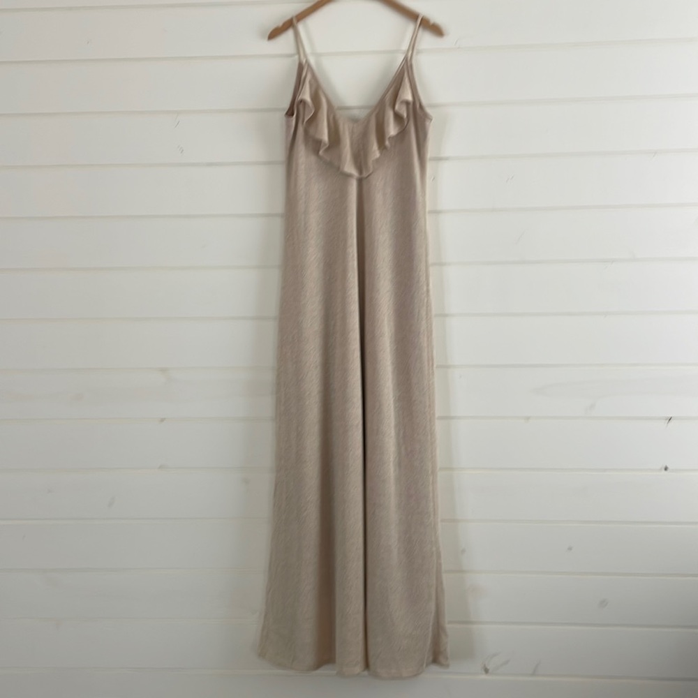 Rachel Pally Shimmer Sweater V Neck Dress size L